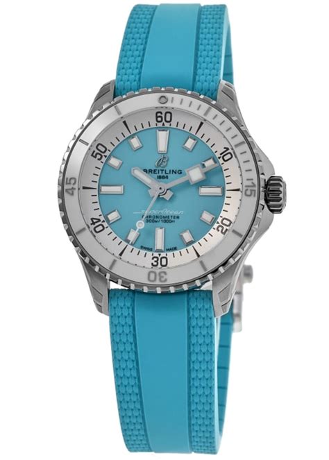 breitling superocean 36 turquoise.